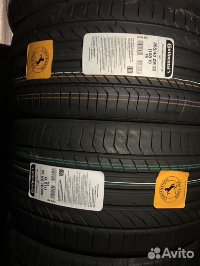 Continental ContiSportContact 5P 285/40 R22 и 325/35 R22 110Y