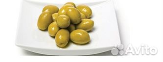 Оливки Зелёные с косточкой Греция 2,5 кг