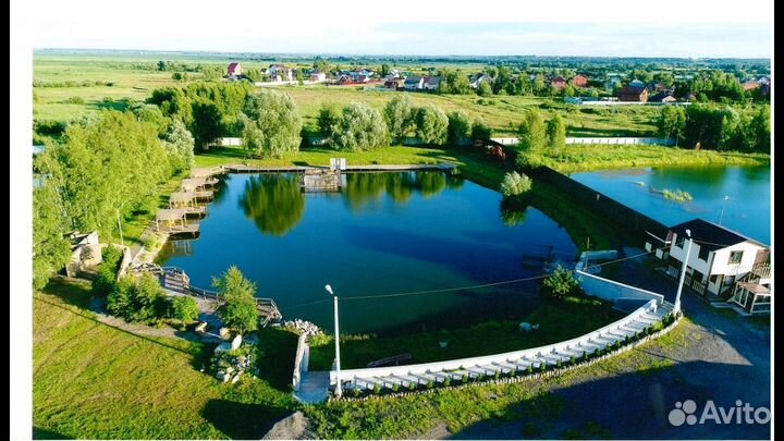 Рыбалка, отдых на озере, аренда беседок