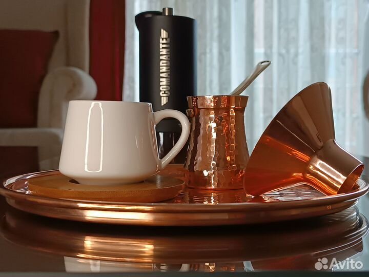 Воронка медь кофе в турке SOY,ZH,STC,Станица