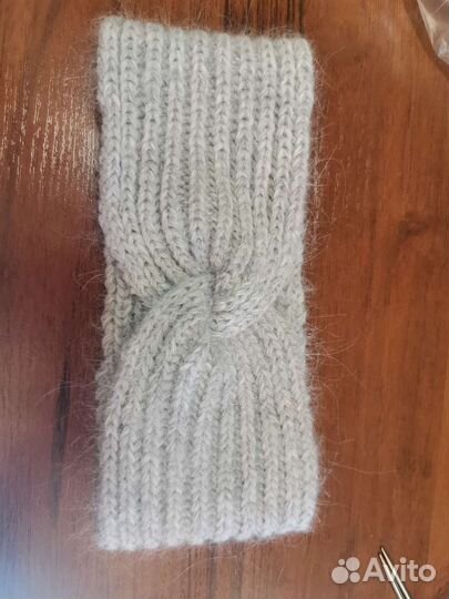 Вязаная повязка на голову