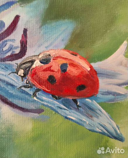 Картина маслом на холсте цветы