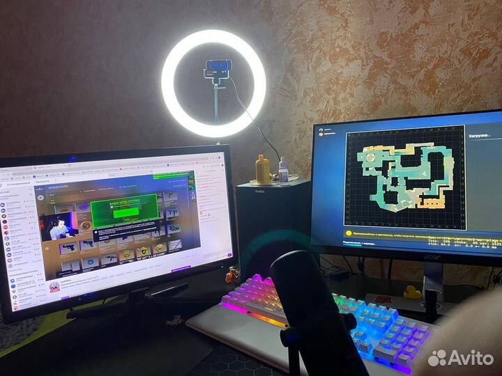 Готовой игровой сетап для стрима Игровой пк RTX