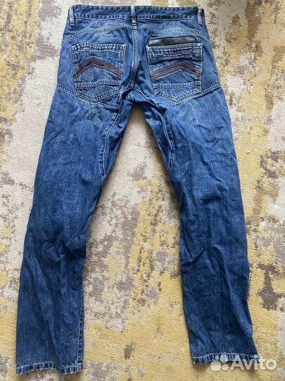 Мото джинсы мужские