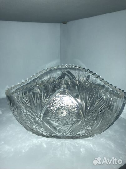 Ваза хрустальная СССР