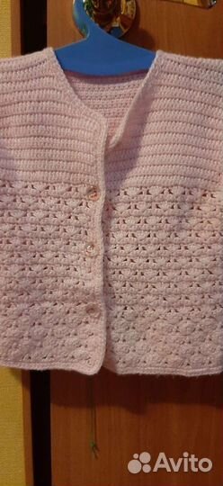 Вязаная кофта детская