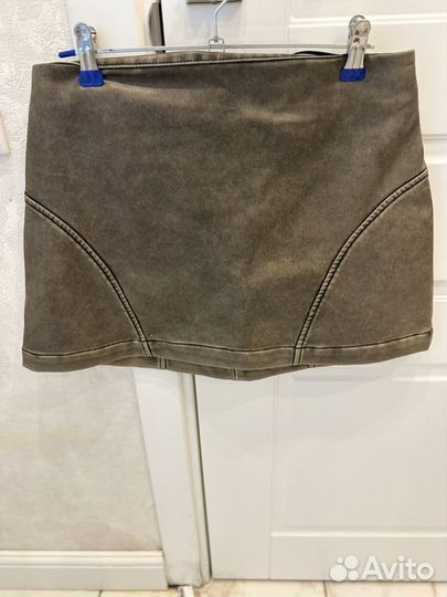 Юбка кожаная Lime