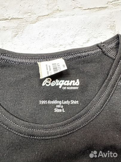 Bergans L Оригинал Новое Женское Термобелье Верх