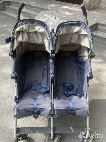 Коляска maclaren для двойни