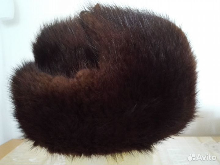 Шапка мужская ондатровая, классическая ушанка