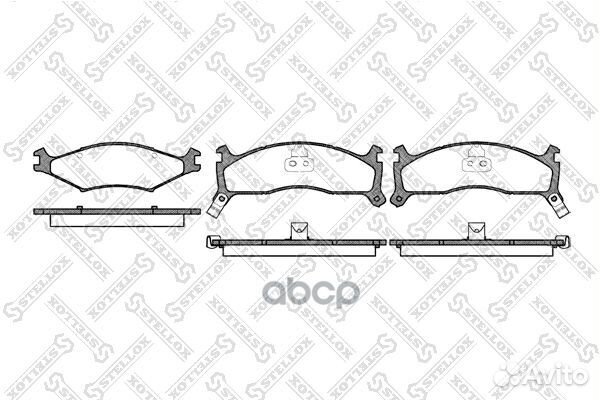611 002SX 600 02FDB1034Y1461141 колодки диск