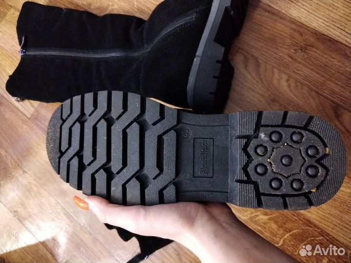 Сапоги женские зимние 40 натуральная замша