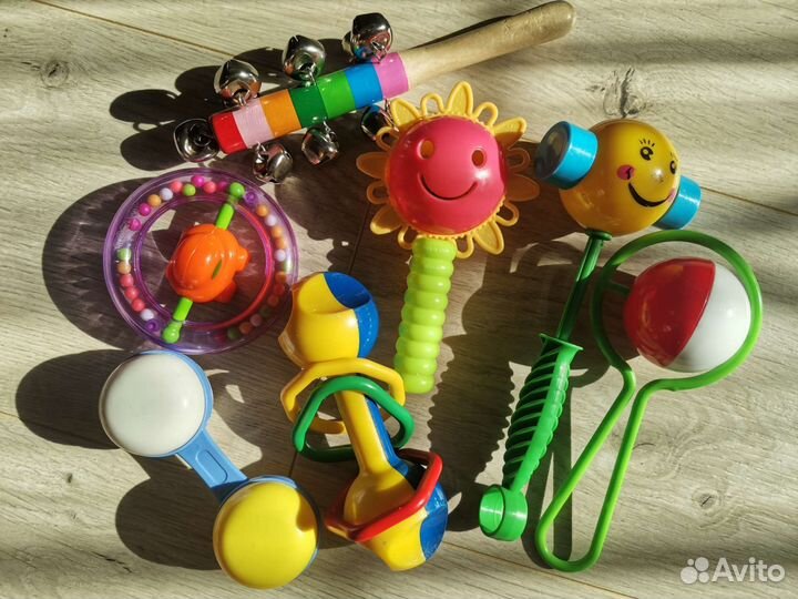 Игрушки погремушки пакетом