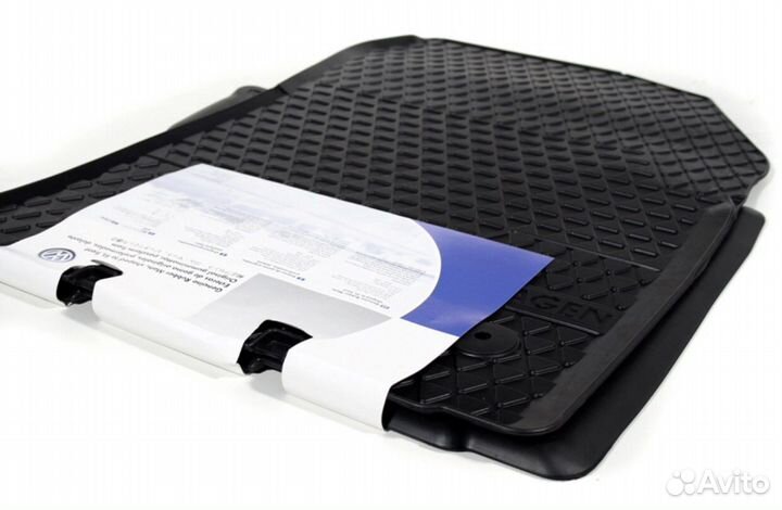 Коврики салона VW Caddy резиновые передн Оригинал