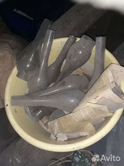 Лампы керосиновые. Стекла