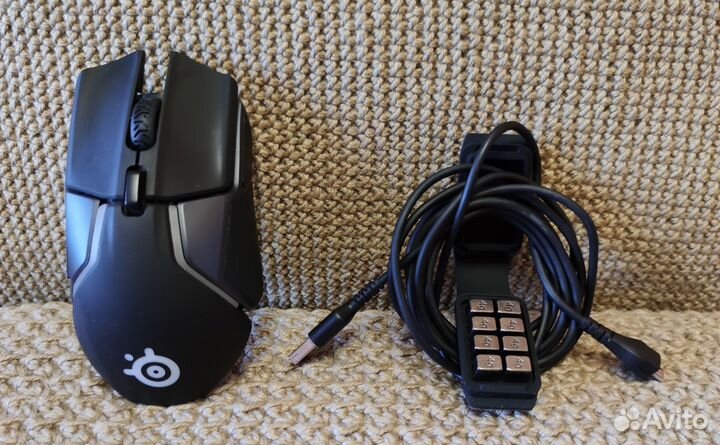 Мышь проводная SteelSeries Rival 600 черная