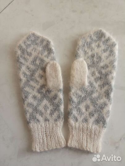 Варежки ручной работы