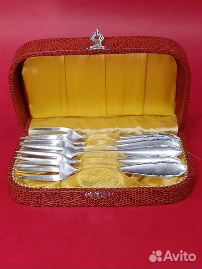 Набор антикварных десертных вилок. WMF. 1880-1886