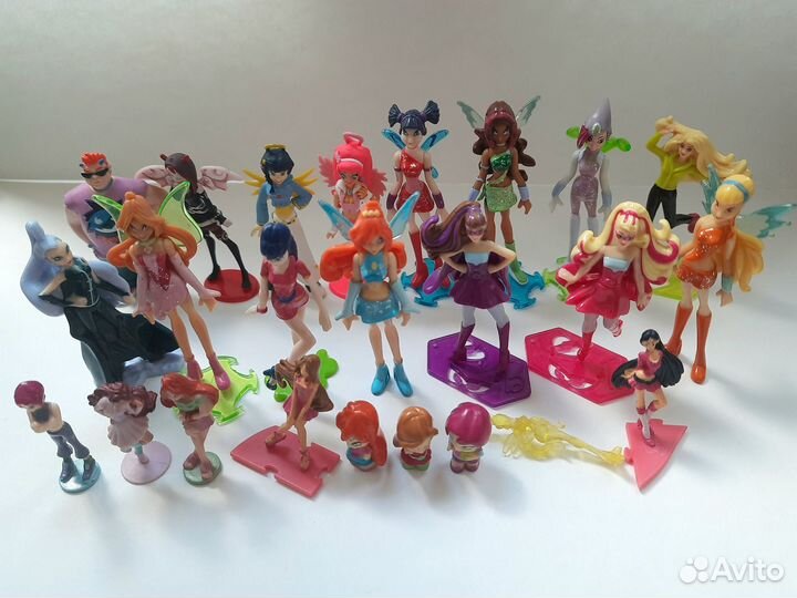 Фигурки винкс, друзья ангелов, барби