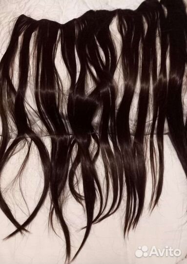 Волосы на заколках