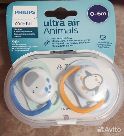 Philips avent пустышка новая