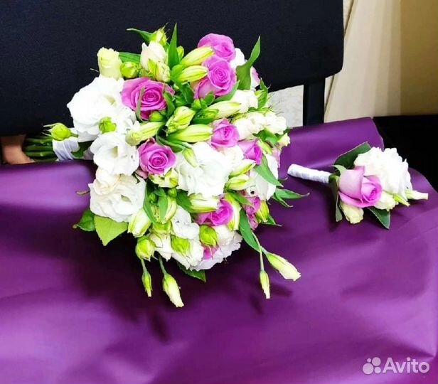 Цветы розы букет