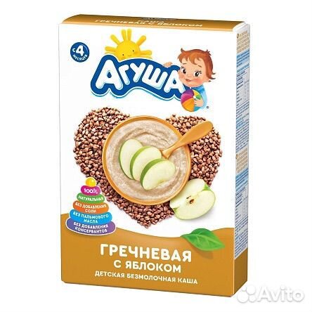 Овощное пюре, каша, смесь Агуша