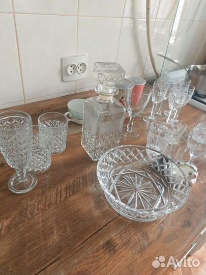 Фужеры хрустальные СССР