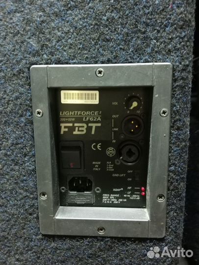 Активная акустика FBT LF 62A