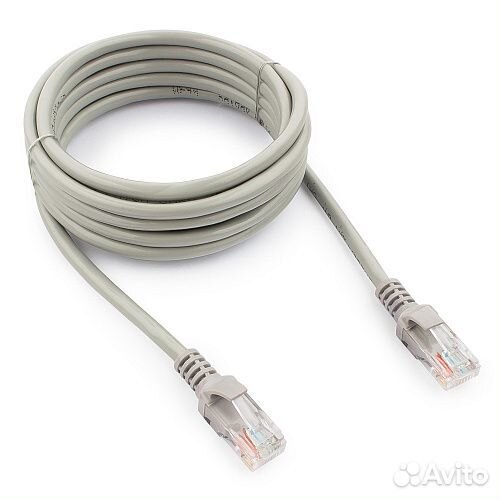 Патч-корд UTP Cablexpert PP12-3M кат.5e 3м литой