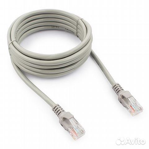 Патч-корд UTP Cablexpert PP12-3M кат.5e 3м литой