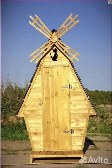 Дачный туалет с дельфином BYJ