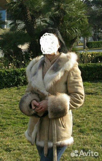 Дубленка светлая