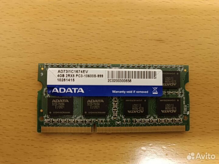Оперативная память ddr3 для ноутбука 4gb