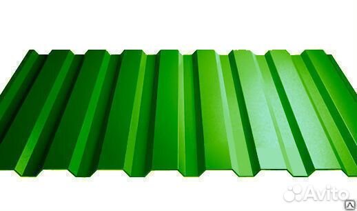 Профнастил мп-20 2000х1150 0,3 эконом RAL 6005 зел