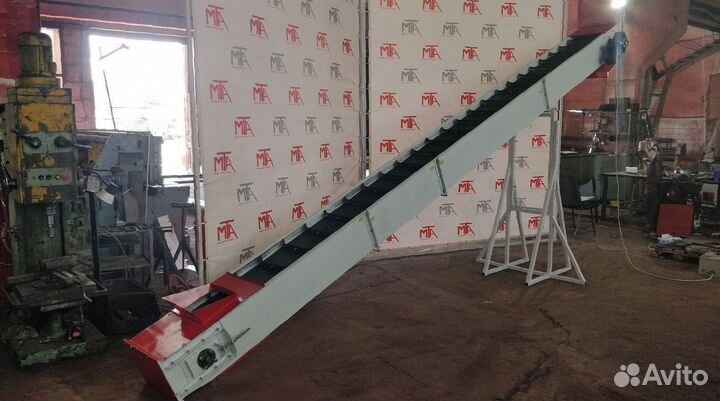 Ленточный конвейер для соли, керамзита, стружки