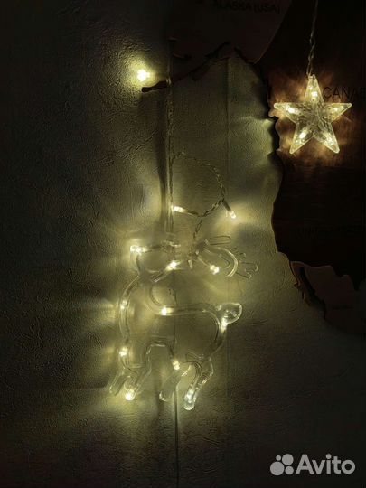 Новогодняя гирлянда с фигурками