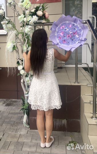 Светящийся букет из 15 бабочек