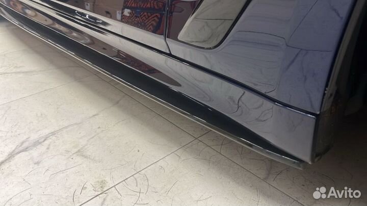 Лезвия порогов BMW G30 M-Performance черные