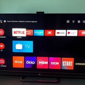 Телевизор qled 4K TCL 55 с саундбаром onkyo