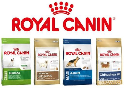 Корм для собак royal canin, sirius, ajo, award