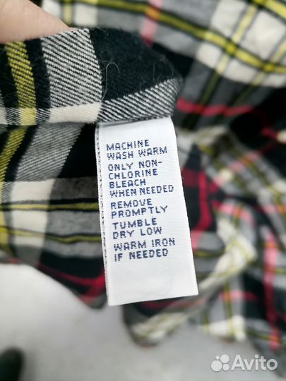 Винтажная фланелевая рубашка Polo Ralph Lauren XL