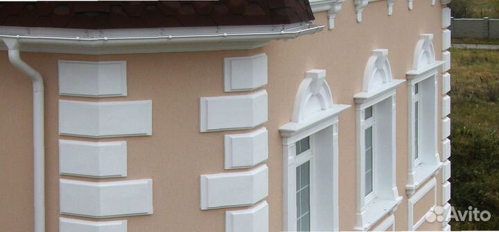 Фасадный декор из пенополистирола