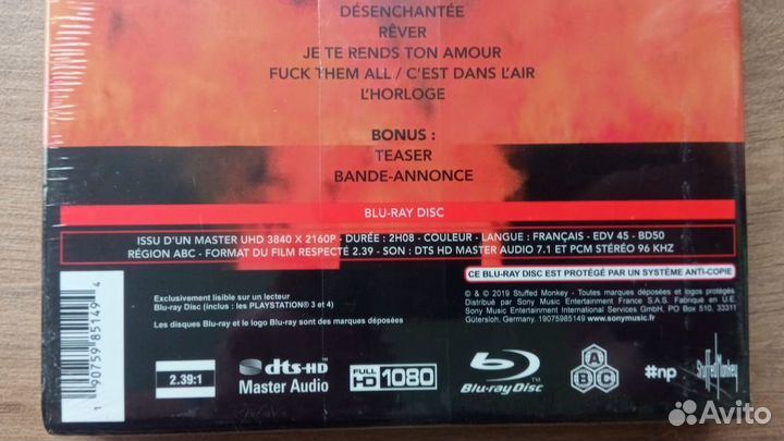 Mylene Farmer Live 2019 Le Film (Blu-ray) новый