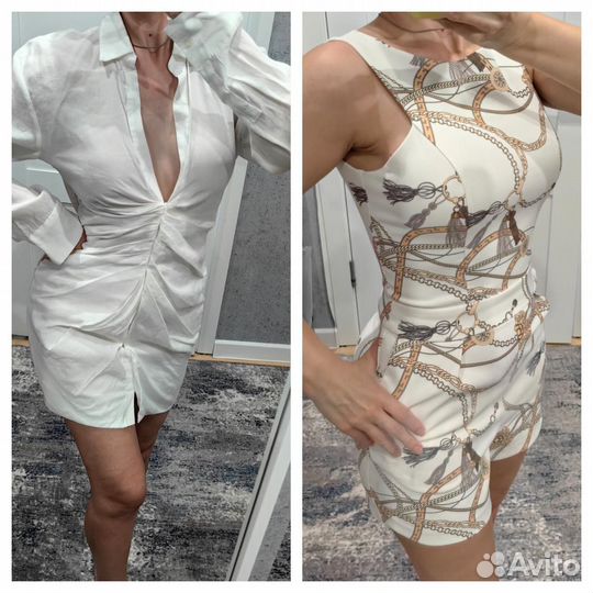 Платье Zara, комбинезон Love Republic 42-44 размер