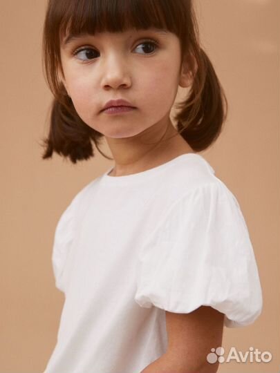 Футболка next с пышными рукавами 98 (2-3 г)