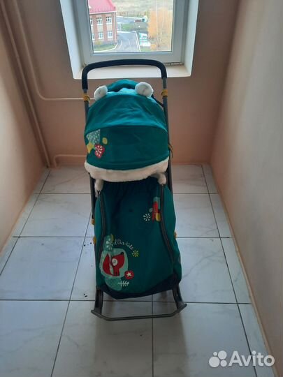 Санки коляска ника