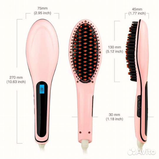Расческа-выпрямитель Fast Hair Straightener