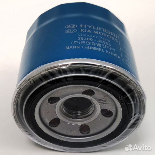 Фильтр масляный Hyundai/Kia 26300-35505 / Solaris