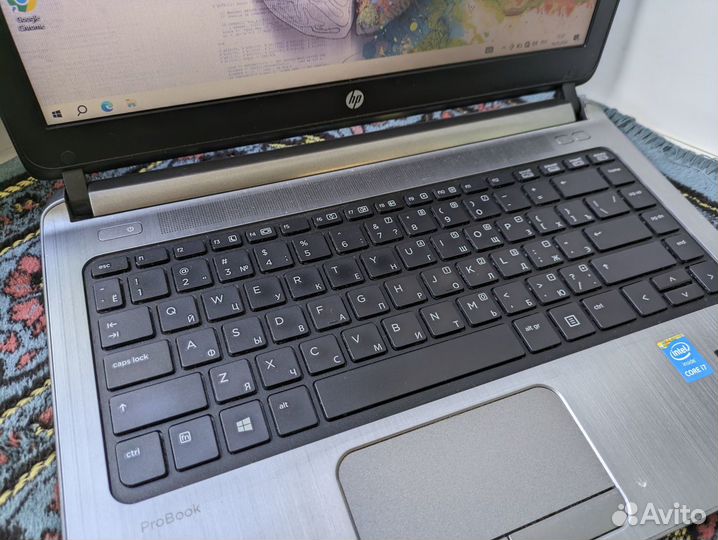 Мощный ноутбук HP ProBook Inel Core i7/8gb/SSD